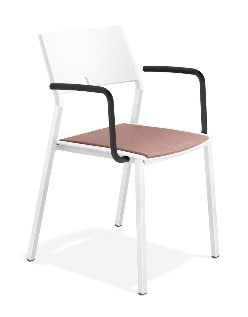 casala axa III upholstered seat plastic backrest with armrests