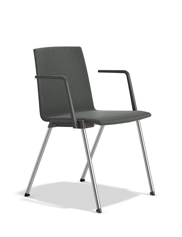 casala caliber chair upholstered with armrests