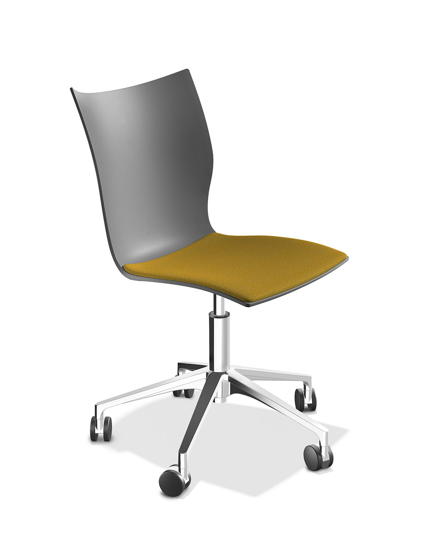 casala onyx chair upholstered seat swivel base