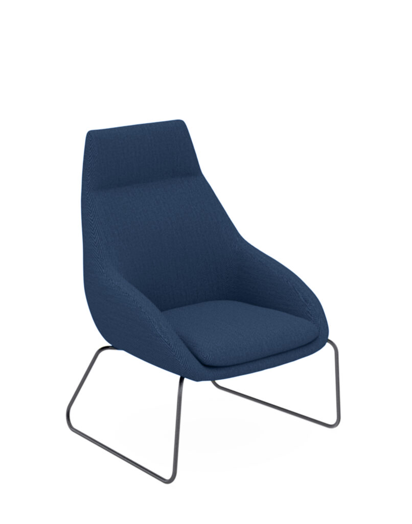 casala blue lounge armchair