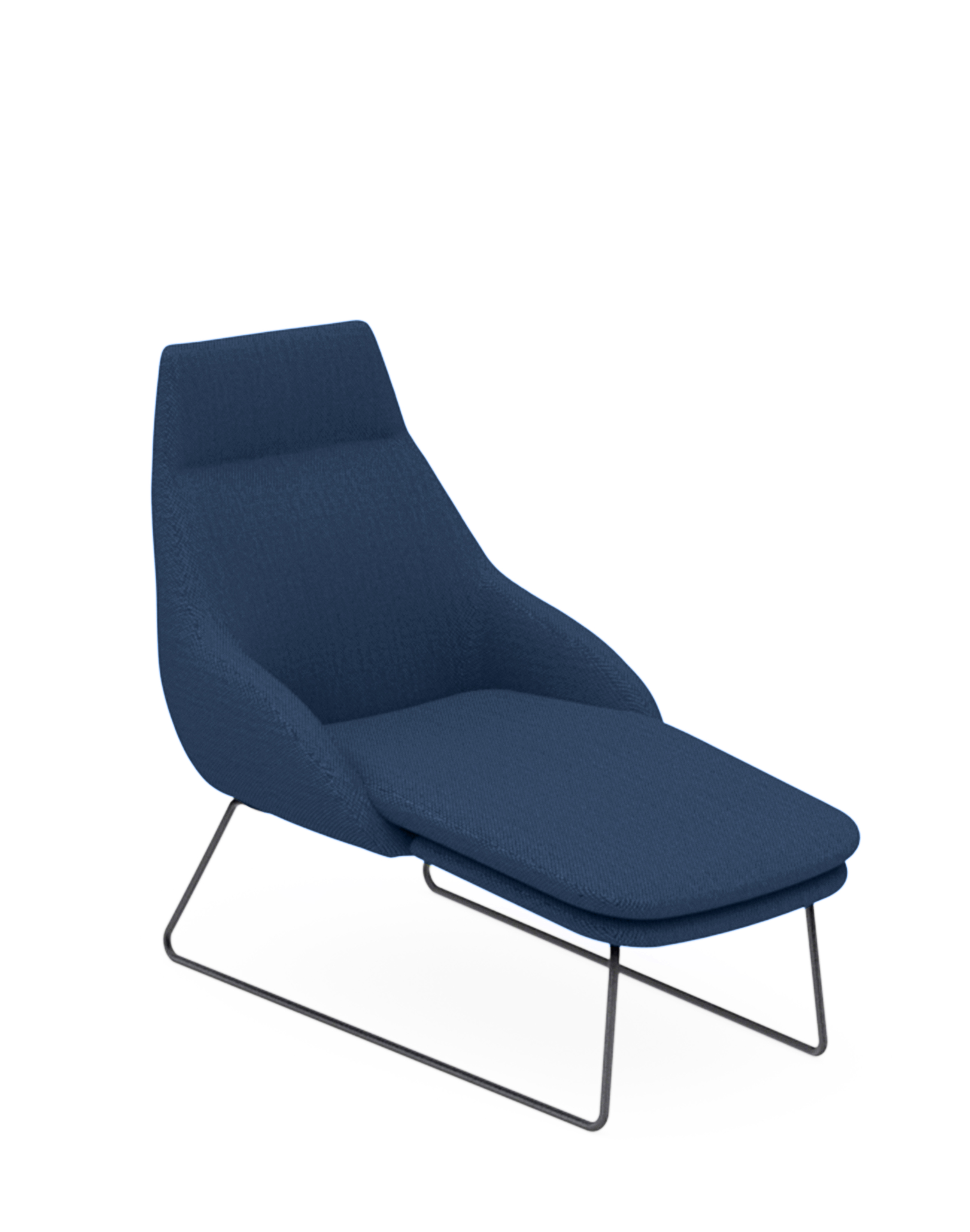 casala blue lounge chaise longue