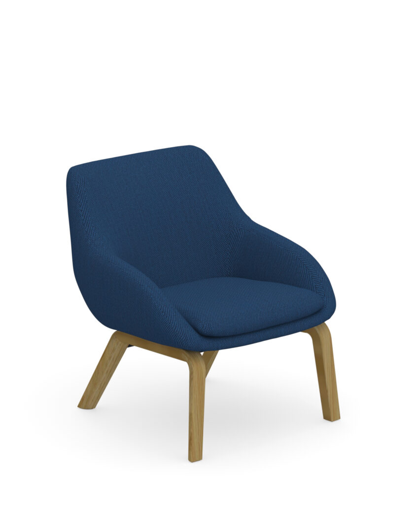 casala blue lounge armchair