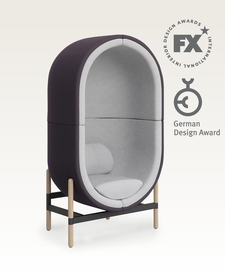 casala palau capsule armchair 1-seater german design award winner fx award winner