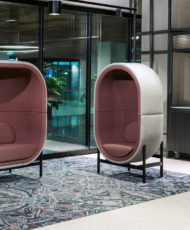 casala capsule 1-seater 2-seater project the hague conference centre contract furniture