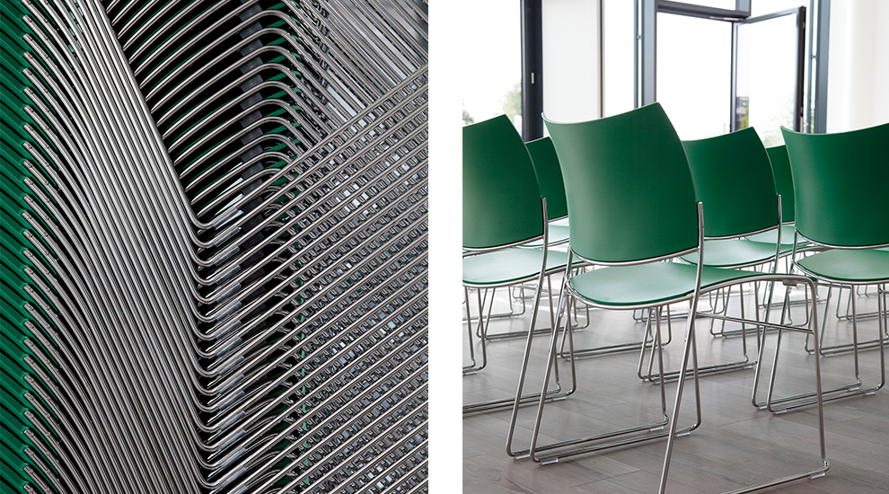 casala curvy circular chairs der grüne punkt cologne contract furniture
