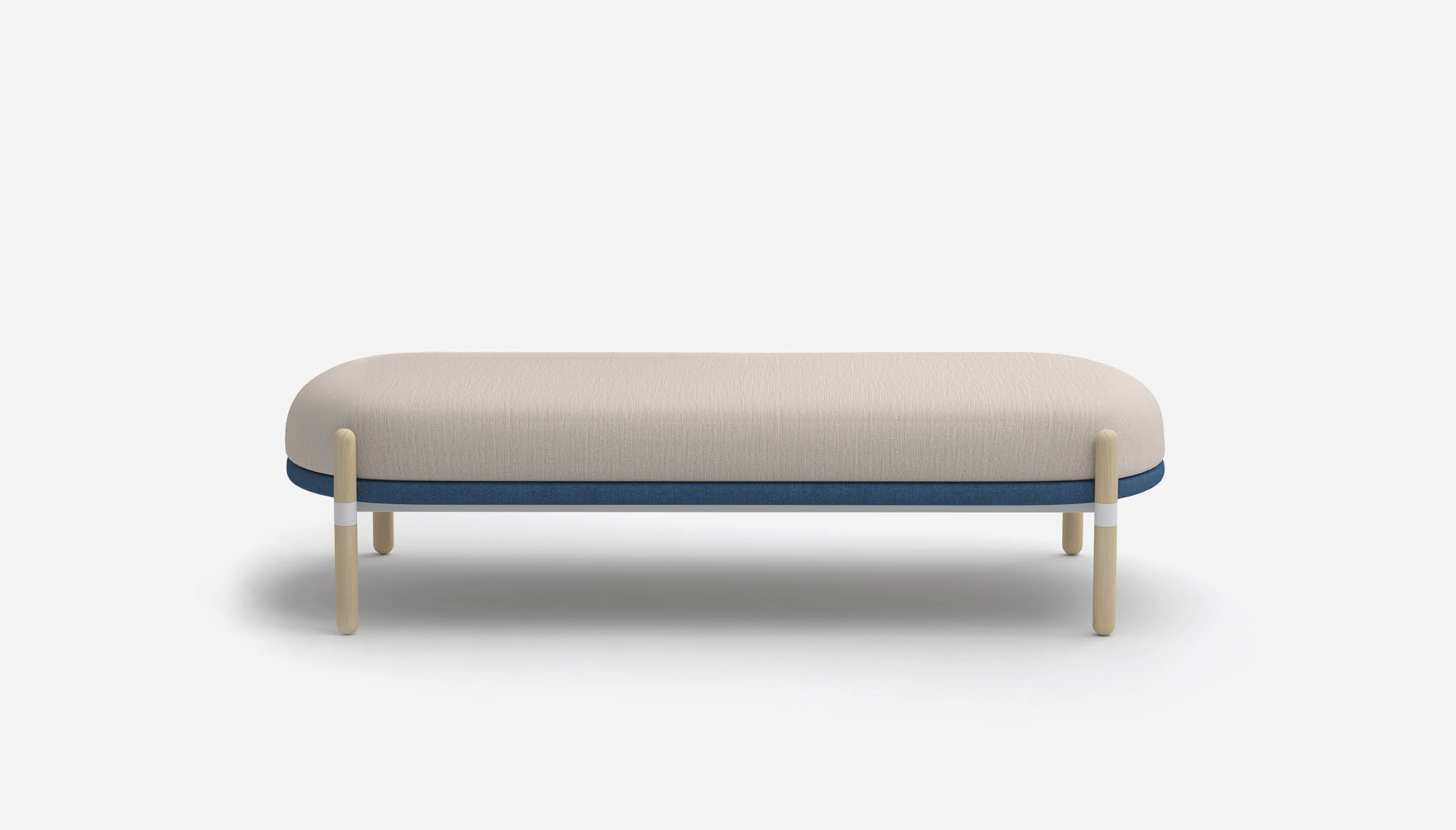 Capsule Bench Soft seating for lounge areas from Casala