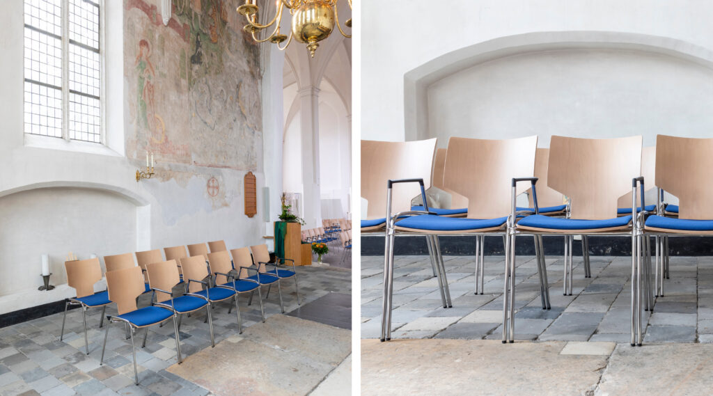 Church furniture Casala | Lynx I church chairs at Dorpskerk Bathmen (NL)