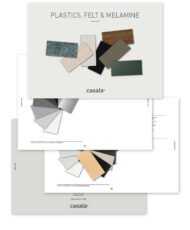 Casala plastics felt melamine