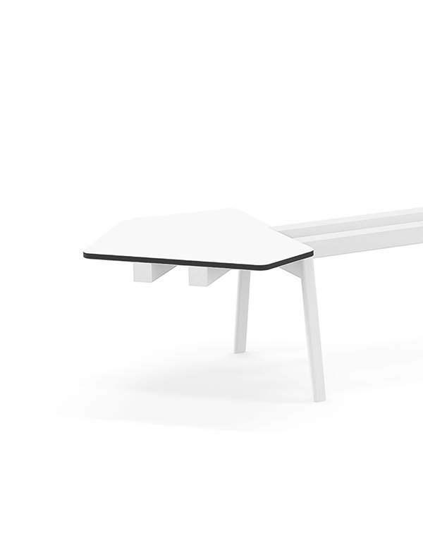 casala riva modular seating tisch 45 degrés