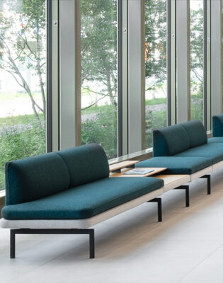 Casala Galapagos Oegstgeest Gabo Modular waiting bench hospitality