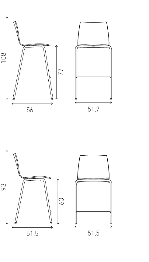 casala onyx barstool dimensions