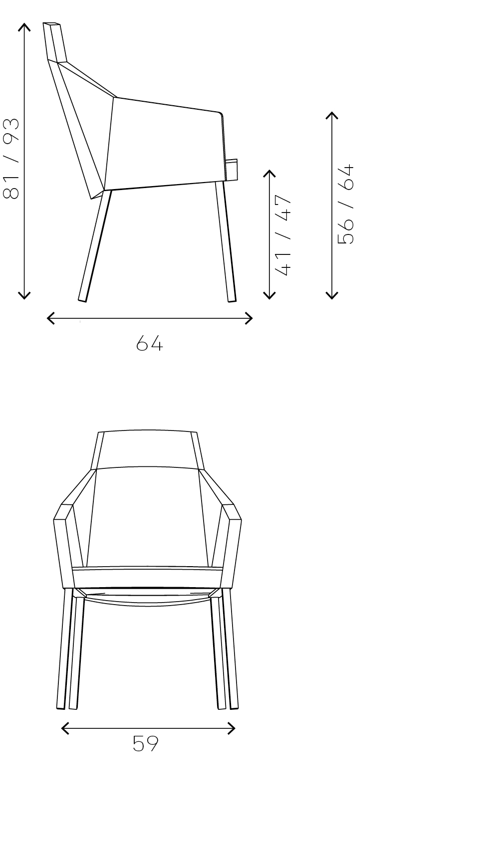 casala parker III dimensions