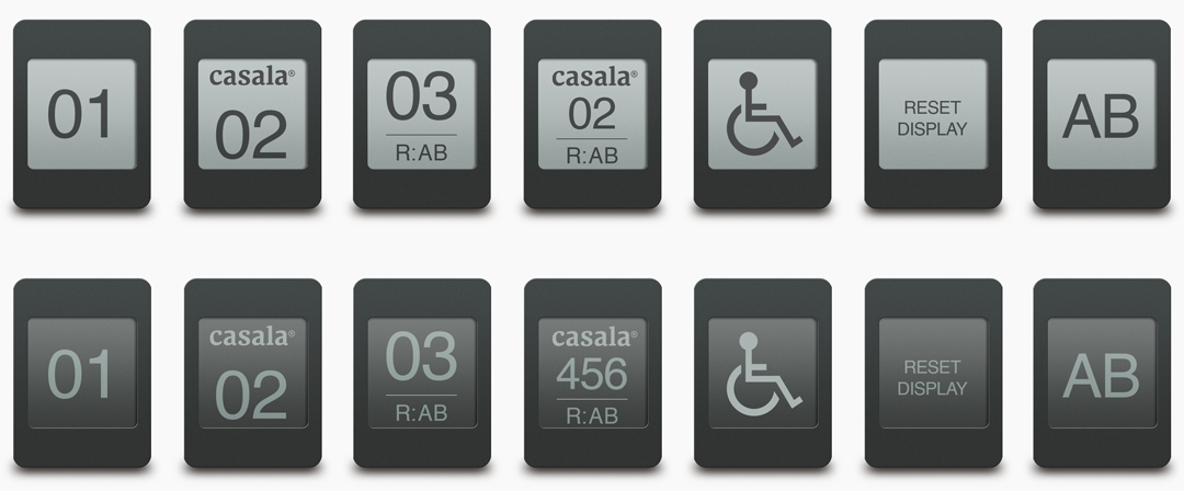 Casala Zifra III, battery free numbering system